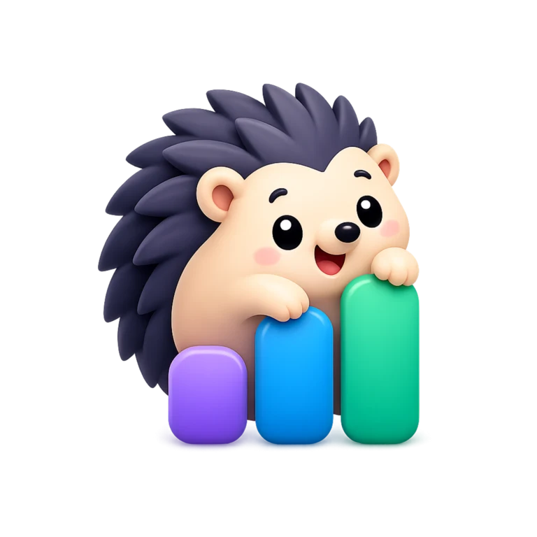 Hogly the hedgehog mascot